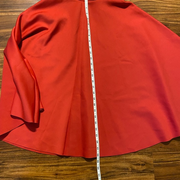 asos Midi Bright Pink Circle Skirt - Picture 8 of 9